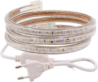 Thumbnail for XUNATA 3m 220V Tiras LED, SMD 3014 120LEDs/m, IP67 Impermeable, Escalera de Techo Blancas Tira de LED Cocina Cable Luces LED Blanco frio
