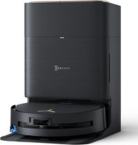 ECOVACS DEEBOT X9 Pro Omni Robot Aspirador y friegasuelos, 16 600 Pa, Ultrafino, fregado con mopa y autolavado inst, OZMO Roller, ZeroTange 3.0, TruEdge 2.0, Secado Aire Cal, Negro