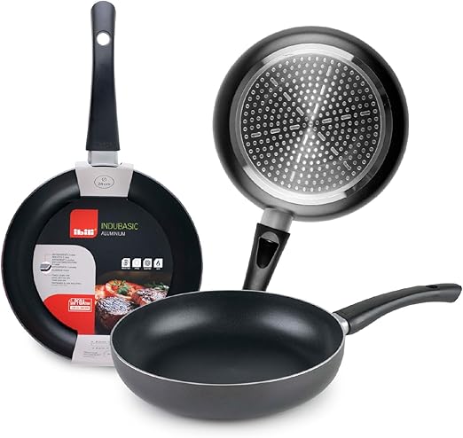 IBILI 405014 Sarten indubasic, Negro, 14 cm