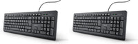 Trust Taro Tastaturlayout QWERTY Spanisch für Windows (leise Tasten, auslaufsicher, 1,8 m Kabel, USB-Anschluss, PC/Laptop) schwarz