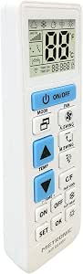 Metronic 495348 - Mando a Distancia Universal para Aire Acondicionado, Mando Universal Aire Acondicionado búsqueda automática o por Modelo, Timer, 5 Modos de Funcionamiento, Blanco