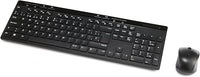 Thumbnail for Amazon Basics Combo de Teclado y Ratón Inalámbricos de Tamaño Completo, Receptor USB de 2.4 GHz, (Teclado Español, Negro)