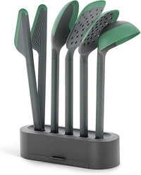 Lékué Set 5 Utensilios Esenciales de cocina con base de soporte