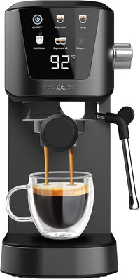 Thumbnail for Cecotec Cafetera Express para Espresso y Cappuccino Power Espresso 20 Touch. 1350W, 20 Bares, Pantalla Táctil, Vaporizador, Depósito Agua 1L, Thermoblock, Calientatazas, Bandeja Goteo, Accesorios