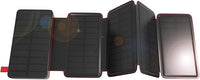 Wonder Full Power - Batería Externa Solar 10000mAh - 2 Puertos USB-A y 1 Puerto USB-C - Compatible con iPhone, Samsung, Huawei, Xiaomi y Otros. Cable USB-C Incluido.