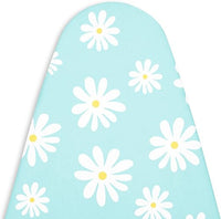 Encasa Homes reemplazo de para Tablas de Planchar Cubre con un Acolchado de Fieltro de 3 mm, Ajuste de Cuerdas (se Ajusta a Las Tablas estándar de Medio 112 x 33 cm) Impreso - Chevron