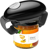 Thumbnail for Abridor de tarros eléctrico Chulovs, accesorio de cocina, abrelatas automático para nuevos frascos sellados, el abrelatas de manos libres con menos esfuerzo para abrir(Negro)