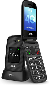 SPC Harmony 2 - Teléfono móvil para Mayores, Teclas Muy Grandes, 4G, Negro