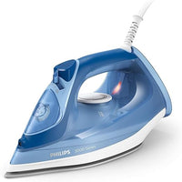 Philips Plancha de vapor 3000 Series, 2400 W, potencia de vapor constante de 40 g/min, golpe de vapor de 180 g, suela de cerámica, vapor vertical, color azul (DST3031/20)