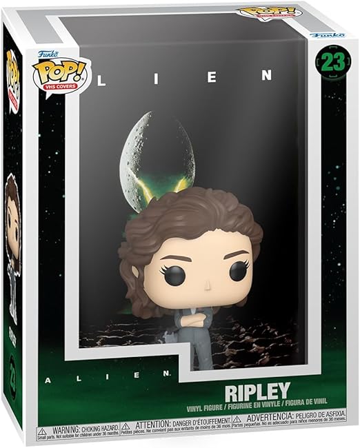 Funko Pop! VHS Cover: Alien - Facehugger - Ripley - Alien Classic - Figura de Vinilo Coleccionable - Idea de Regalo - Mercancia Oficial - Juguetes para Niños y Adultos - Sci-Fi Fans