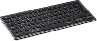 Amazon Basics Teclado inalámbrico para Tablet, portátil Compatible con PC, MacOS, portátil, Smartphone, Tableta