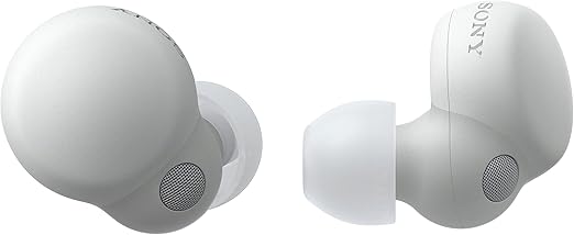 Sony Auriculares LinkBuds S True Wireless Noise Cancelling, Ultraligeros para llevarlos cómodamente Todo el día, Calidad de Llamada cristalina, hasta 20H de batería con Estuche de Carga, Blanco