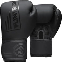 flintronic Guantes de Boxeo para Adulto, 10OZ/12OZ Guantes de Boxeo Entrenamiento, Premium Cuero Saco de Boxeo Guantes de Boxeo para MMA, Muay Thai, Artes Marciales, Sparring, Kickboxing