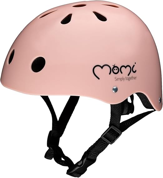 Casco 47-58 cm Ajustable para niños (1-4 años) Casco de Bicicleta a Prueba de Golpes, 11 Orificios de ventilación, Acolchado de Espuma, Correa de Barbilla AjustableMoMi Mimi