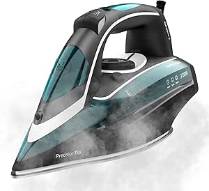 Cecotec Plancha Ropa de Vapor Anodizada Fast&Furious 6050 X-Treme Essential. 3100 W, Bomba de Agua Integrada, Apagado Automático, Vapor Continuo 75g/min, Sensor Táctil de Control del Vapor