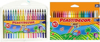 BIC Kids Ceras de Colores para Niños, Plastidecor, Colores Surtidos, Óptimo Para Colorear y Dibujar, Material Escolar, 36 Unidad (Paquete de 1), Clásico, Modelo Surtido