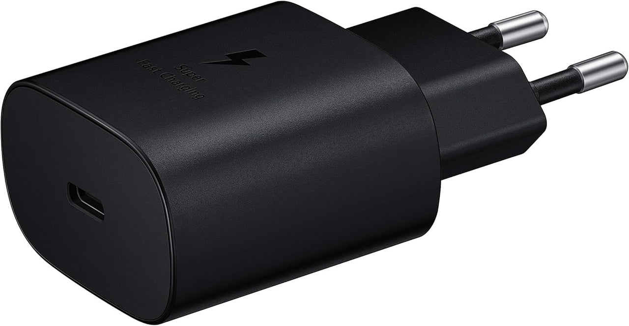 Samsung - Cargador usb C, adaptador de corriente ultrarrápido de 25 W, USB C