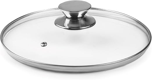 IBILI - 971620 - Coperchio di vetro e pomello in acciaio inox 20 cm