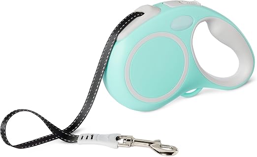 Amazon Basics Retractable Dog Leash con Quick-Lock Function y Non-Slip Grip, M