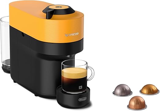 Macchina da caff? a capsule - DELONGHI - ENV90.Y - Nespresso Vertuo Pop - Gialla