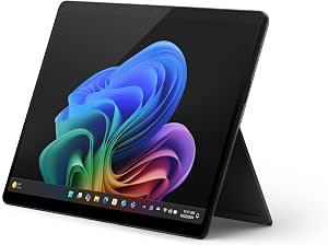 Microsoft Surface Pro | Copilot+ PC | 13” OLED Touchscreen | Snapdragon® X Elite (12 Kerne) | 16GB RAM | 512GB SSD | neuestes Modell, 11. Edition | Schwarz
