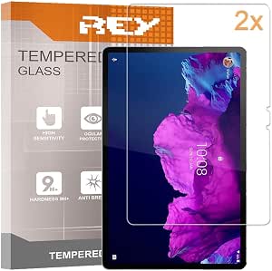REY 2X Protector de Pantalla para Lenovo Tab P11 Pro (11,5"), Cristal Vidrio Templado Premium, Tablet