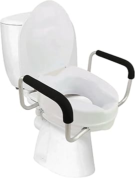 App Life Elevador de inodoro para personas mayores, 10 cm, dispositivo médico de clase I, elevador de baño para personas mayores, elevador de inodoro para personas mayores, elevador de inodoro para