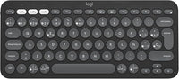 Thumbnail for Logitech Pebble Keys 2 K380s Teclado Bluetooth Multidispositivo, Accesos Directos, Estilizado y Portátil, Easy-Switch, Windows, macOS, iPadOS, Android, ChromeOS, Disposición QWERTY Españo, Grafito