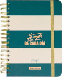 Mr. Wonderful - Agenda Wonder 2024-25 Diaria Navy - Lo mejor de cada día - Agenda escolar con organización diaria