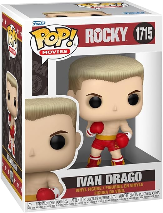 FUNKO Pop! Movies: Rocky - Ivan Drago - Rocky Franchise - Figura de Vinilo Coleccionable - Idea de Regalo - Mercancia Oficial - Juguetes para Niños y Adultos - Movies Fans