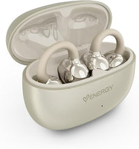 Energy Sistem ChicPods Auriculares Inalambricos Bluetooth Premium Insonorizados Open Sound 23H Bateria ENC Cascos con Cancelacion Ruido en Llamadas IPX4 Resistentes al Agua True Inalámbrico Champagne