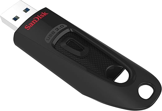 SanDisk Pendrive 64 GB Ultra Memoria flash USB 3.0 hasta 130 MB/s, (SecureAccess Software, Protección de contraseñas) Negro