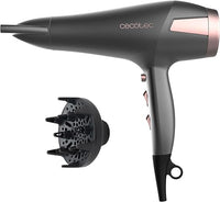 Cecotec Secador de Pelo Bamba IoniCare Radiance. 2500W con Motor DC, Tecnología de Iones y Gran caudal de aire, 2 Velocidades y 3 Temperaturas, Incluye Boquilla Concentradora y Difusor