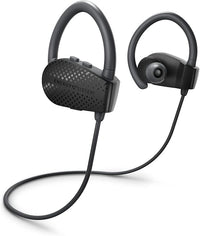 Energy Sistem Auriculares Bluetooth Sport 1+ Black (Bluetooth 5.1, Voice Assistant, Secure-Fit, Sweatproof) Negro