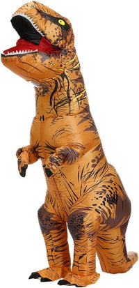 JASHKE Traje Inflable Disfraces De Dinosaurios Disfraz de Halloween Vestido Elegante para Adultos