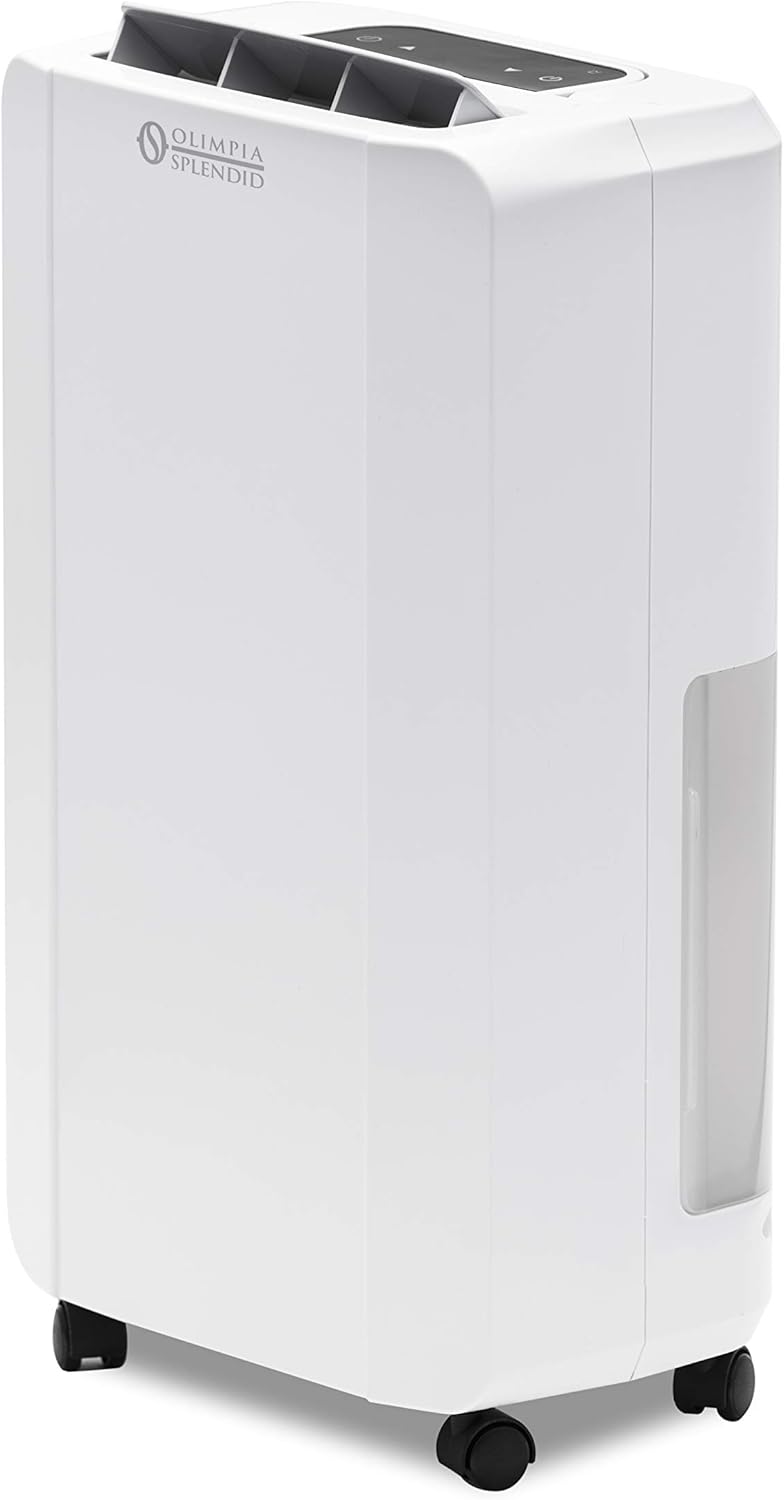 Olimpia Splendid 01939 Aquaria Slim 10 P Deshumidificador 10 Litros/Día con Pure System, 45 metros cubicos