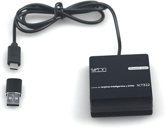 Sveon SCT322 - Lector de DNIe con conexión USB Tipo C