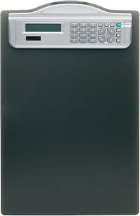 Thumbnail for Alco-Albert 5518 – 11 sujetapapeles con calculadora solar, DIN A4, escala, Negro