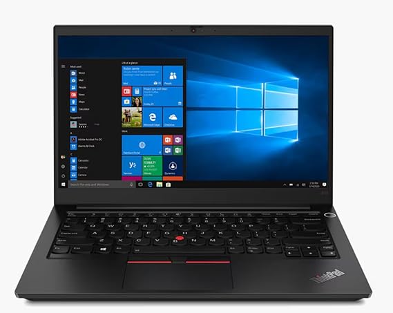 Lenovo ThinkPad E14 Gen 3 - Ordenador Portátil 15.6 FHD, AMD Ryzen 5 5500U , 8GB RAM, 512 SSD, Integrated Intel Iris Xe Graphics, Windows 11 Pro 64, Black -Teclado QWERTY Español