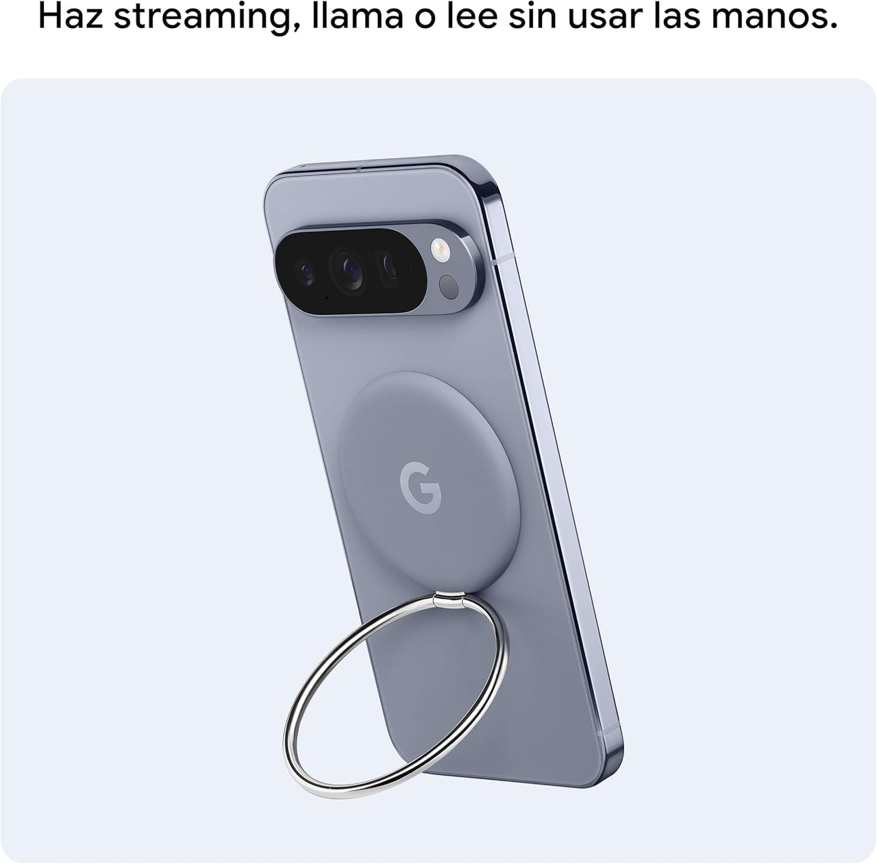 Google Anillo de Soporte Pixelsnap - Compatible con Qi2 - Visualización en Manos Libres (Creado por Google)