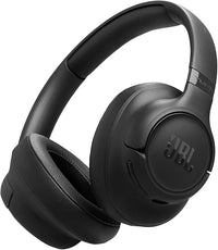 JBL Tune 730 BT, Auriculares circumaurales inalámbricos con Bluetooth 6.0, 76 Horas de reproducción con JBL Pure Bass, Plegables, Google Fast Pair, Microsoft Swift Pair, Negro