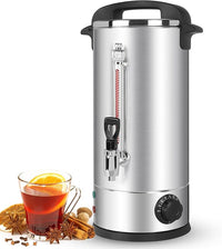 Thumbnail for Dreamhigh® Dispensador de Bebidas Calientes y Frías 10L, 1500W Hervidor para Vino Caliente con Grifo, Máquina para Vino Caliente de Acero Inoxidable, Ajuste de Temperatura de 30-110°C