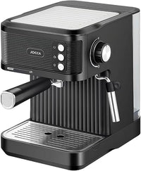 Jocca - Cafetera Espresso 850W con Bomba de 20 Bares y Vaporizador