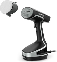 Thumbnail for Rowenta Steam Force DR8250 - Cepillo de vapor 2000 W, Vapor continuo 30 g/min Golpe de vapor de 90 g/min, Rápido calentamiento Higieniza y desinfecta, 2 ajustes de vapor Todo tipo textiles Negro/Plata