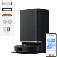 XIAOMI Robot Vacuum X20 MAX - Robot Aspirador y fregasuelos con Sistema Inteligente de navegación láser (LDS), succión de 8000 Pa, rutas de Limpieza en Zigzag, Negro (Versión ES)