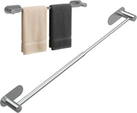 Alyvisun Porta Asciugamani da Bagno Adesivo Estensibile da 37 cm a 57,5 cm