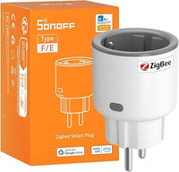 SONOFF S60ZBTPF Zigbee Steckdose – Fernsteuerung, Energiemessung, Zigbee-Repeater, Zeitpläne, Überlastschutz, kompatibel mit der eWeLink-App - Erfordert Zigbee-Gateway