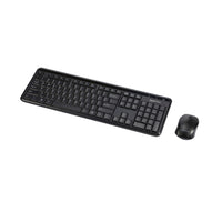 Amazon Basics Full-sized Inalámbrico Keyboard & Mouse Combo, 2.4 GHz USB Receiver, FR Layout, Negro