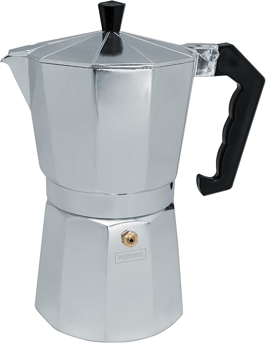 Nerthus FIH 833 Cafetière à induction 3 tasses, Machine à café Italien classique