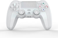 NK Mando para PS4 / PS3 / PC/Móvil Inalámbrico - Wireless Controller con 2-shock, Función Detección 6 ejes, Luz LED, Panel Táctil, Entrada para Auriculares, Cable de Carga incluido - Negro